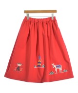 COMME des GARCONS GIRL（コムデギャルソンガール）ひざ丈スカート 赤 サイズ:S レディース/2200623260029