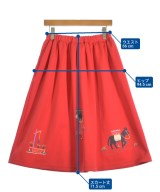 COMME des GARCONS GIRL（コムデギャルソンガール）ひざ丈スカート 赤 サイズ:S レディース/2200623260029