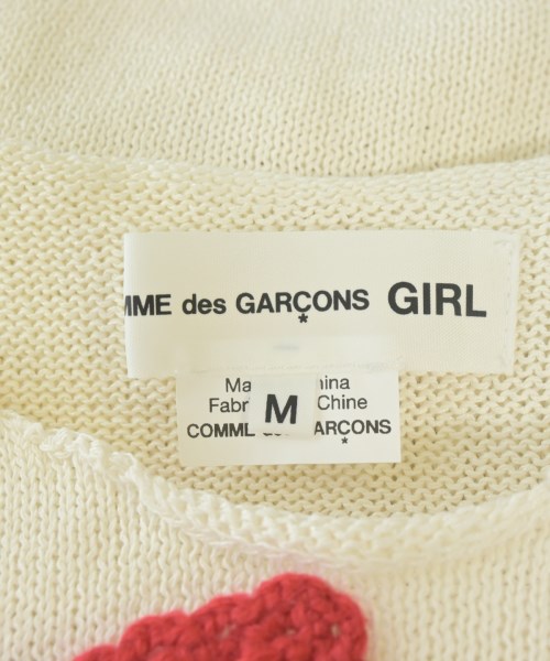 COMME des GARCONS GIRL（コムデギャルソンガール）ニット・セーター 白 サイズ:M レディース/2200620783354