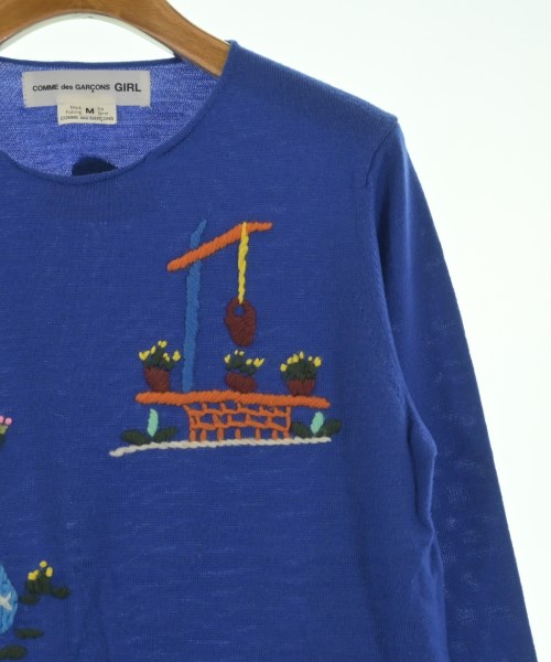 COMME des GARCONS GIRL（コムデギャルソンガール）ニット・セーター 青 サイズ:M レディース/2200625216017