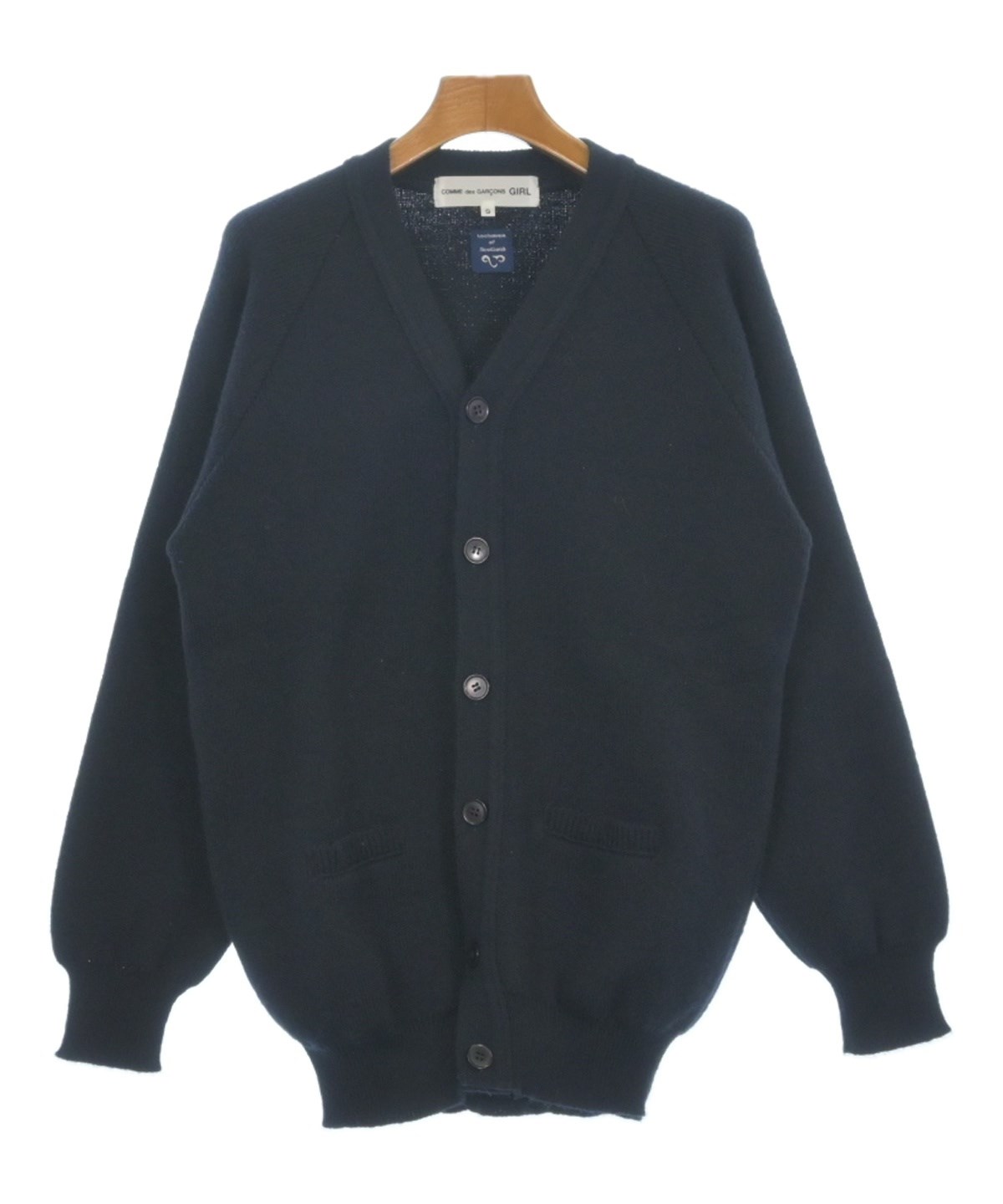 comme des garcons GIRL カーディガン COMME des GARCONS GIRL（コムデギャルソンガール）カーディガン 紺