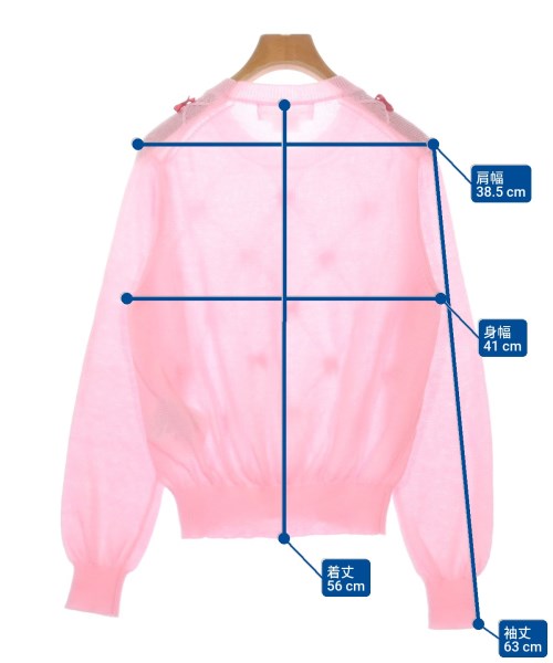 COMME des GARCONS GIRL（コムデギャルソンガール）ニット・セーター ピンク サイズ:M レディース/2200629554023