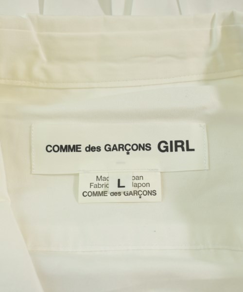 COMME des GARCONS GIRL（コムデギャルソンガール）ブラウス 白 サイズ:L レディース/2200615903019