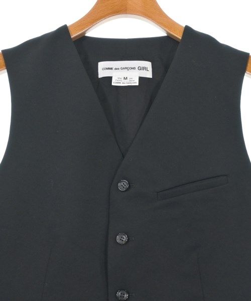 COMME des GARCONS GIRL（コムデギャルソンガール）ベスト 黒 サイズ:M レディース/2200630189023