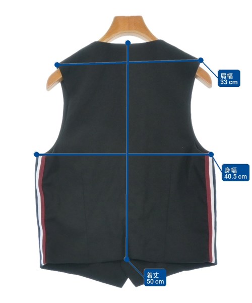 COMME des GARCONS GIRL（コムデギャルソンガール）ベスト 黒 サイズ:M レディース/2200630189023