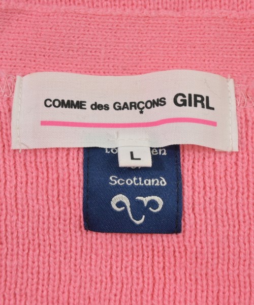 COMME des GARCONS GIRL（コムデギャルソンガール）カーディガン ピンク サイズ:L レディース/2200630225028
