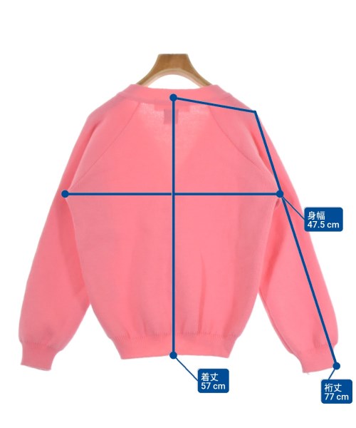 COMME des GARCONS GIRL（コムデギャルソンガール）カーディガン ピンク サイズ:L レディース/2200630225028