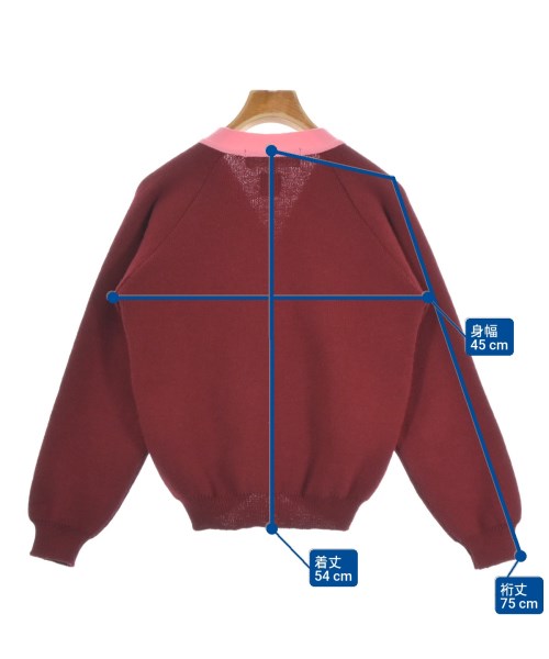 COMME des GARCONS GIRL（コムデギャルソンガール）カーディガン 赤 サイズ:M レディース/2200631737049