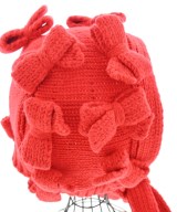 COMME des GARCONS GIRL（コムデギャルソンガール）ニットキャップ・ビーニー 赤 サイズ:- レディース/2200632935017