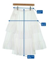 COMME des GARCONS GIRL（コムデギャルソンガール）ロング・マキシ丈スカート 白 サイズ:S レディース/2200609888124