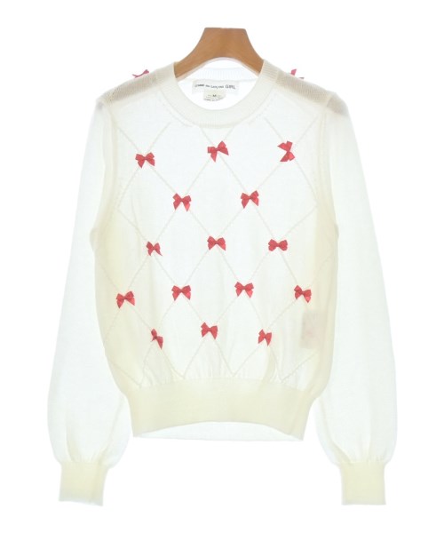 COMME des GARCONS GIRL(コムデギャルソンガール)ニット・セーター 白 サイズ:M/2200607480146