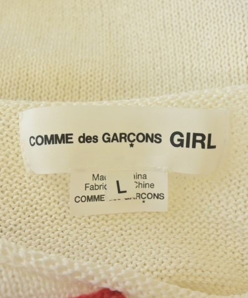 COMME des GARCONS GIRL（コムデギャルソンガール）ニット・セーター 白 サイズ:L レディース/2200610022180