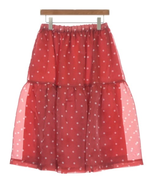 COMME des GARCONS GIRL(コムデギャルソンガール)ロング・マキシ丈スカート 赤 サイズ:-(M位)/2200611412010