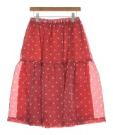 COMME des GARCONS GIRL（コムデギャルソンガール）ロング・マキシ丈スカート 赤 サイズ:-(M位) レディース/2200611412010