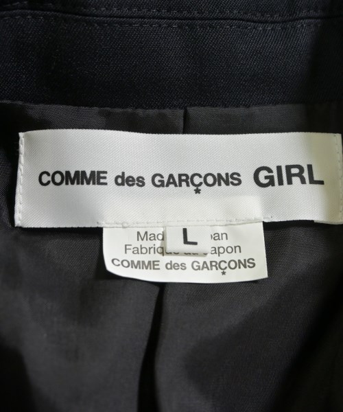 COMME des GARCONS GIRL（コムデギャルソンガール）テーラードジャケット 紺 サイズ:L レディース/2200611705242