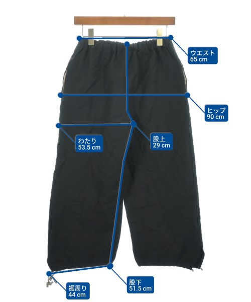 COMME des GARCONS GIRL（コムデギャルソンガール）クロップドパンツ 黒 サイズ:XS レディース/2200612015036