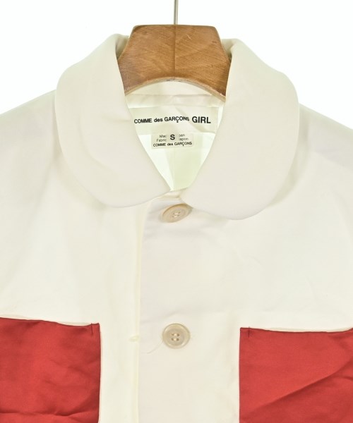 COMME des GARCONS GIRL（コムデギャルソンガール）カジュアルジャケット 白 サイズ:S レディース/2200610870125