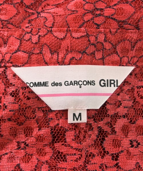 COMME des GARCONS GIRL（コムデギャルソンガール）カジュアルシャツ 赤 サイズ:M レディース/2200613409056