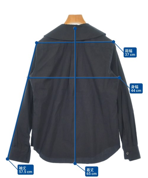 COMME des GARCONS GIRL（コムデギャルソンガール）カジュアルシャツ 黒 サイズ:S レディース/2200615297019