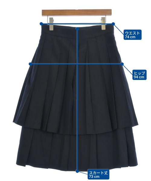 COMME des GARCONS GIRL（コムデギャルソンガール）ひざ丈スカート 紺 サイズ:-(L位) レディース/2200615385181