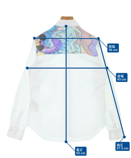 COMME des GARCONS GIRL（コムデギャルソンガール）カジュアルシャツ 白 サイズ:XS レディース/2200615508054