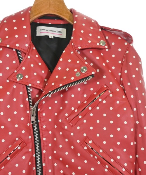 COMME des GARCONS GIRL（コムデギャルソンガール）ライダース 赤 サイズ:S レディース/2200615692012