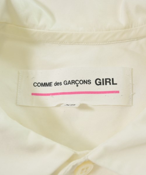COMME des GARCONS GIRL（コムデギャルソンガール）カジュアルシャツ 白 サイズ:XS レディース/2200608832074