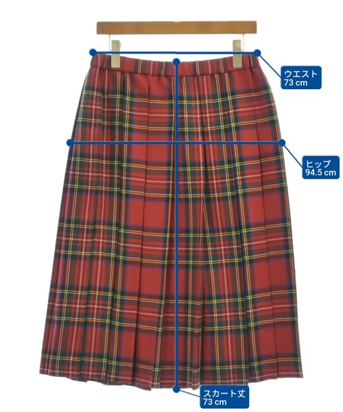 COMME des GARCONS GIRL（コムデギャルソンガール）ロング・マキシ丈スカート 赤 サイズ:M レディース/2200613478106