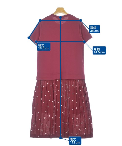 COMME des GARCONS GIRL（コムデギャルソンガール）ワンピース 赤 サイズ:M レディース/2200613478113