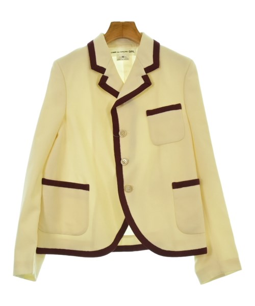 COMME des GARCONS GIRL(コムデギャルソンガール)カジュアルジャケット 白 サイズ:XS/2200617942108
