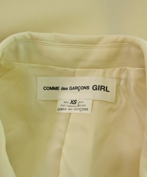 COMME des GARCONS GIRL（コムデギャルソンガール）カジュアルジャケット 白 サイズ:XS レディース/2200617942108