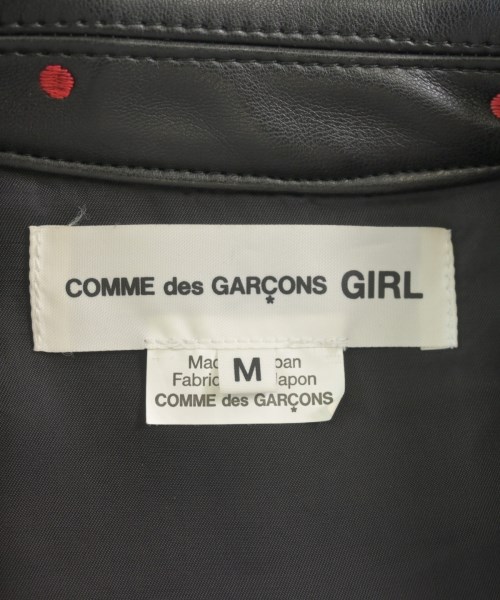 COMME des GARCONS GIRL（コムデギャルソンガール）ライダース 黒 サイズ:M レディース/2200618486083