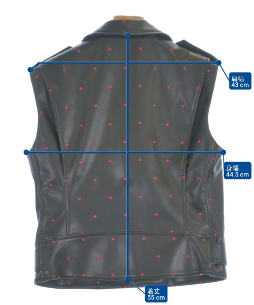 COMME des GARCONS GIRL（コムデギャルソンガール）ライダース 黒 サイズ:M レディース/2200618486083