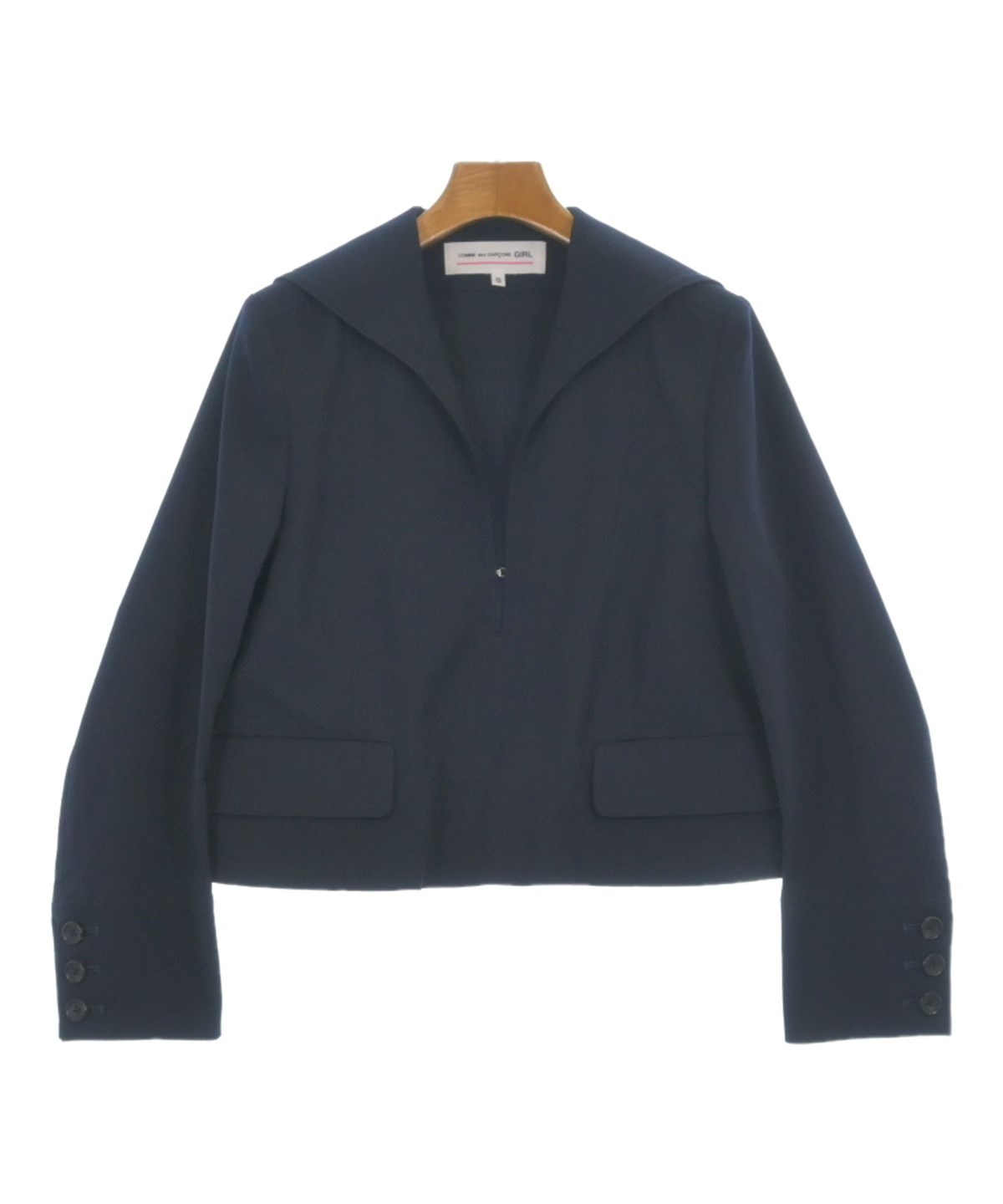 COMME des GARCONS GIRL（コムデギャルソンガール）ブラウス 紺 サイズ