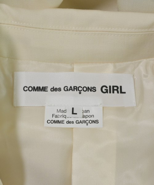 COMME des GARCONS GIRL（コムデギャルソンガール）テーラードジャケット 白 サイズ:L レディース/2200600577126