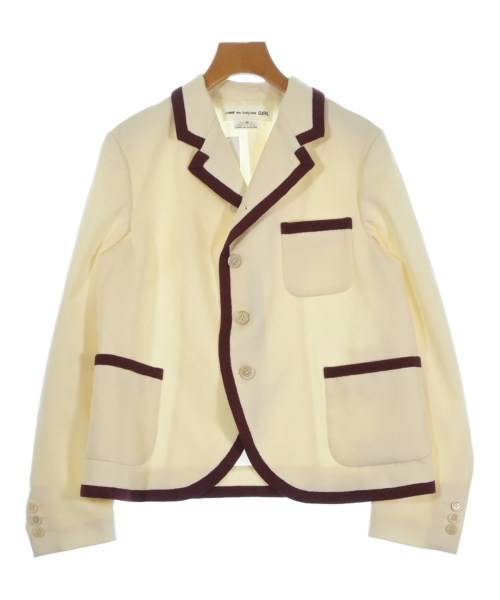 COMME des GARCONS GIRL(コムデギャルソンガール)テーラードジャケット 白 サイズ:S/2200600778165