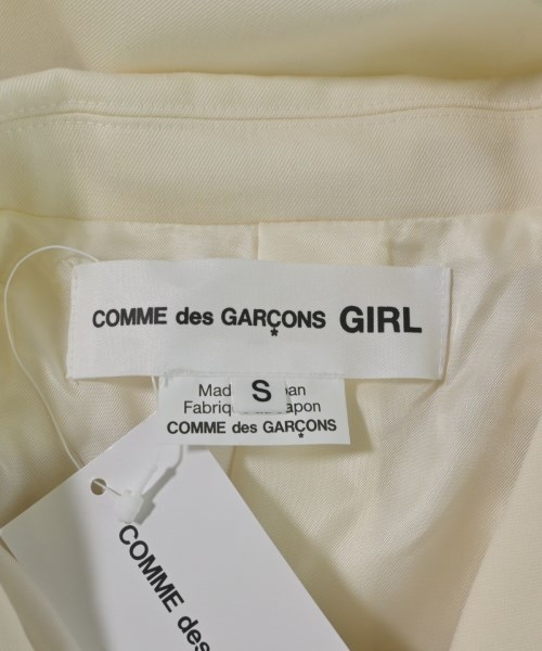COMME des GARCONS GIRL（コムデギャルソンガール）テーラードジャケット 白 サイズ:S レディース/2200600778165