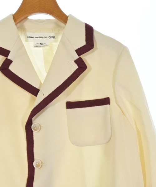 COMME des GARCONS GIRL（コムデギャルソンガール）テーラードジャケット 白 サイズ:XS レディース/2200600778172