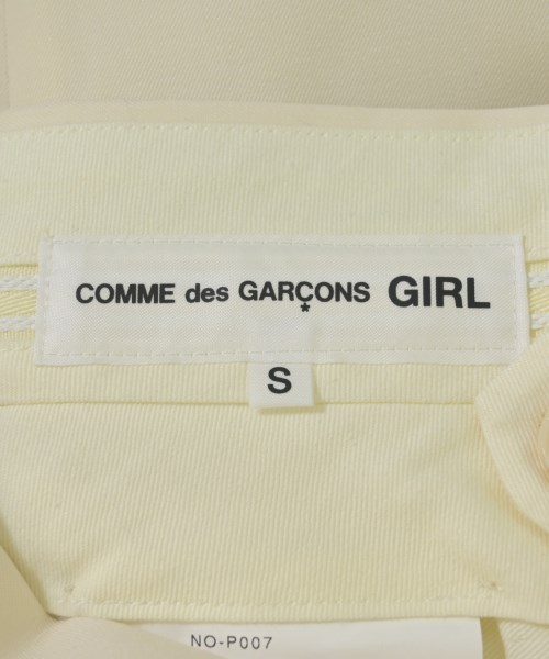 COMME des GARCONS GIRL（コムデギャルソンガール）クロップドパンツ 白 サイズ:S レディース/2200600978053