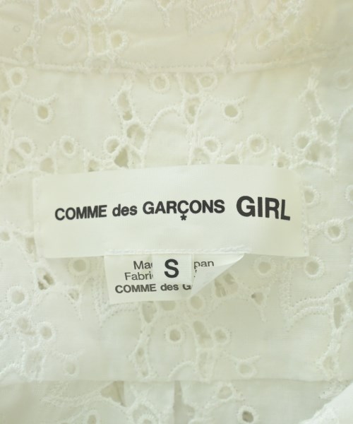 COMME des GARCONS GIRL（コムデギャルソンガール）カジュアルシャツ 白 サイズ:S レディース/2200601969036