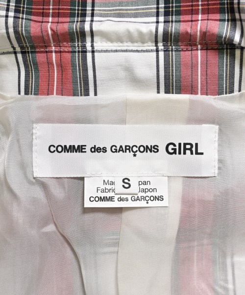 COMME des GARCONS GIRL（コムデギャルソンガール）カジュアルジャケット 白 サイズ:S レディース/2200602039011