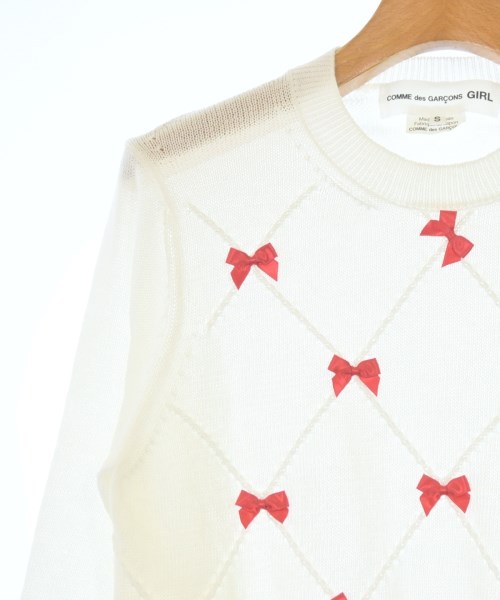 COMME des GARCONS GIRL（コムデギャルソンガール）ニット・セーター 白 サイズ:S レディース/2200602399122