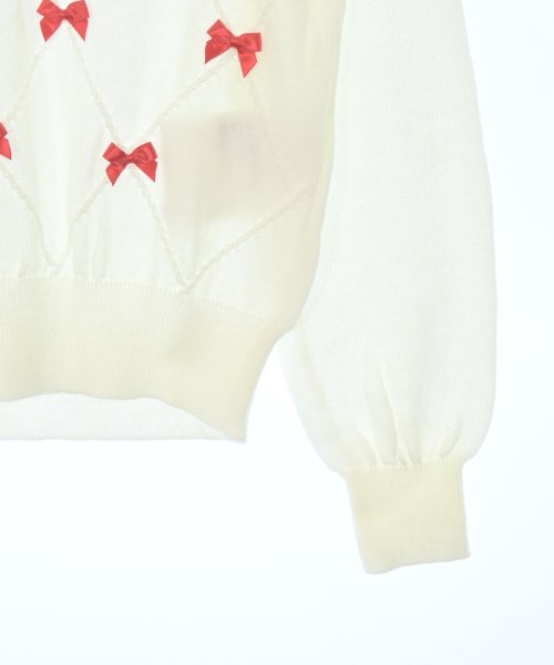 COMME des GARCONS GIRL（コムデギャルソンガール）ニット・セーター 白 サイズ:L レディース/2200602399139