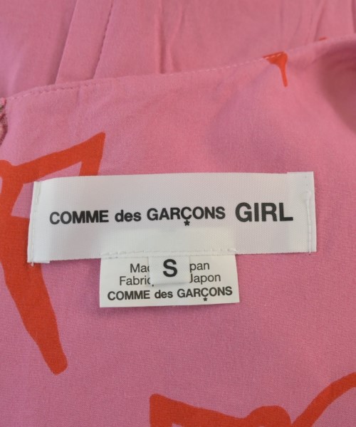 COMME des GARCONS GIRL（コムデギャルソンガール）ワンピース ピンク サイズ:S レディース/2200602777067