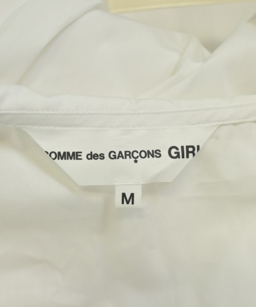 COMME des GARCONS GIRL（コムデギャルソンガール）シャツワンピース 白 サイズ:M レディース/2200602808068
