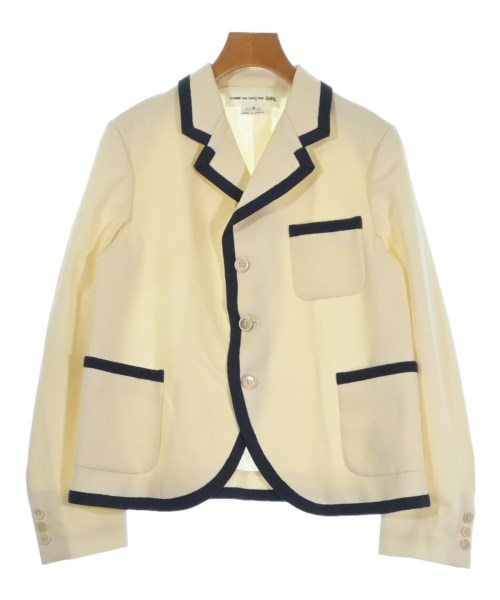 COMME des GARCONS GIRL(コムデギャルソンガール)テーラードジャケット 白 サイズ:S/2200602901202