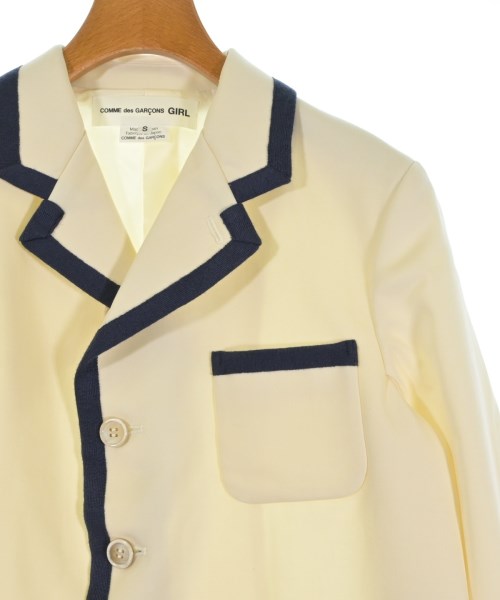 COMME des GARCONS GIRL（コムデギャルソンガール）テーラードジャケット 白 サイズ:S レディース/2200602901202