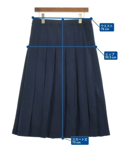 COMME des GARCONS GIRL（コムデギャルソンガール）ひざ丈スカート 紺 サイズ:L レディース/2200603168093