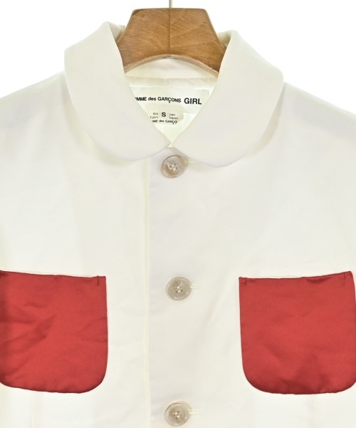 COMME des GARCONS GIRL（コムデギャルソンガール）テーラードジャケット 白 サイズ:S レディース/2200602049157