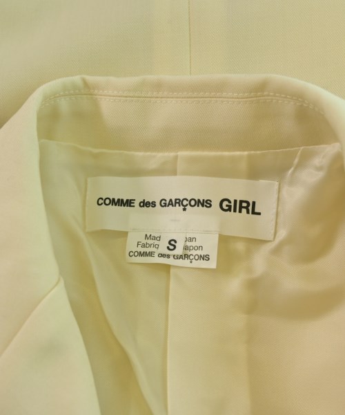 COMME des GARCONS GIRL（コムデギャルソンガール）カジュアルジャケット 白 サイズ:S レディース/2200605307032